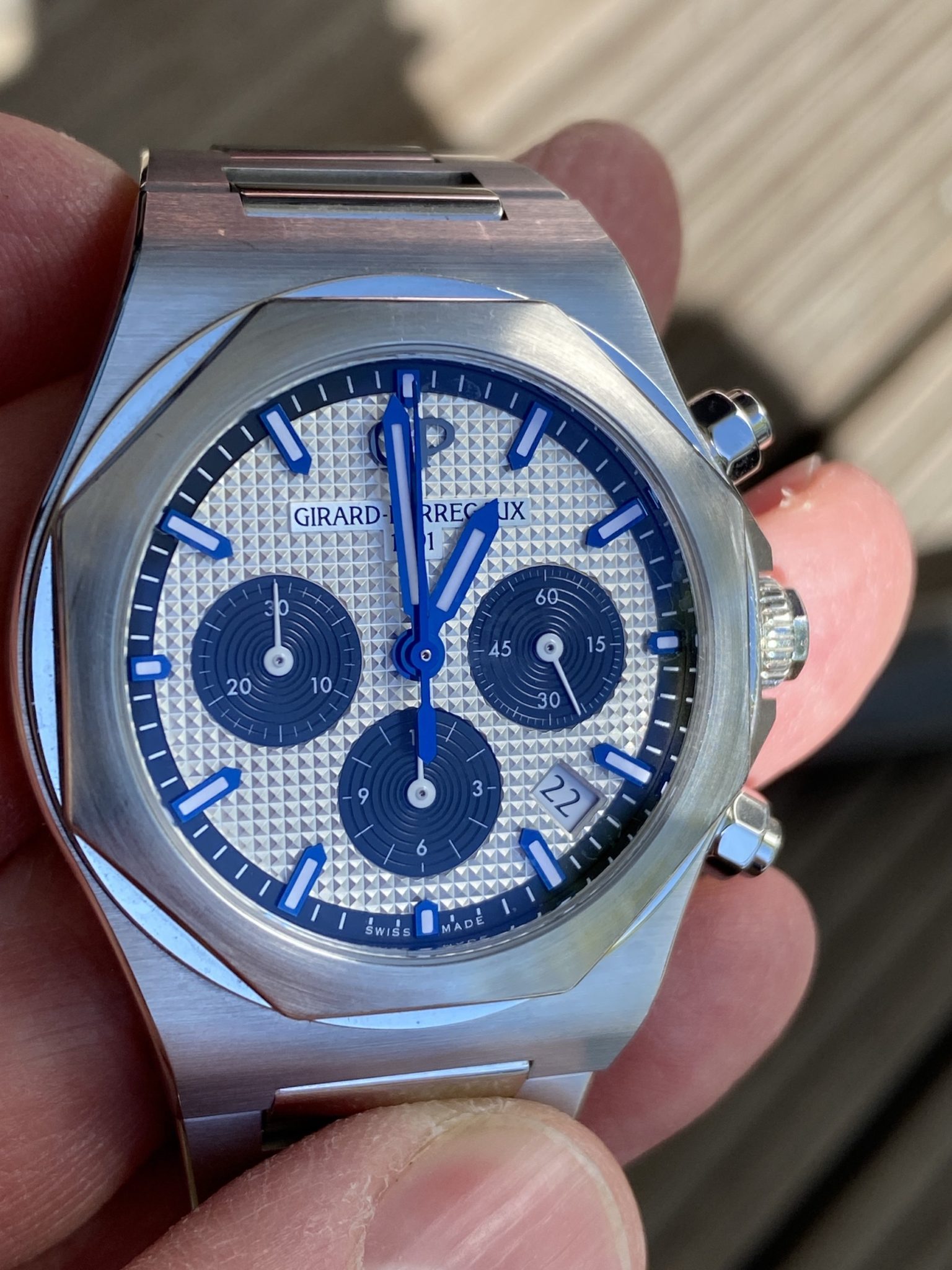 Owner Review Girard Perregaux Laureato Chronograph FIFTH WRIST