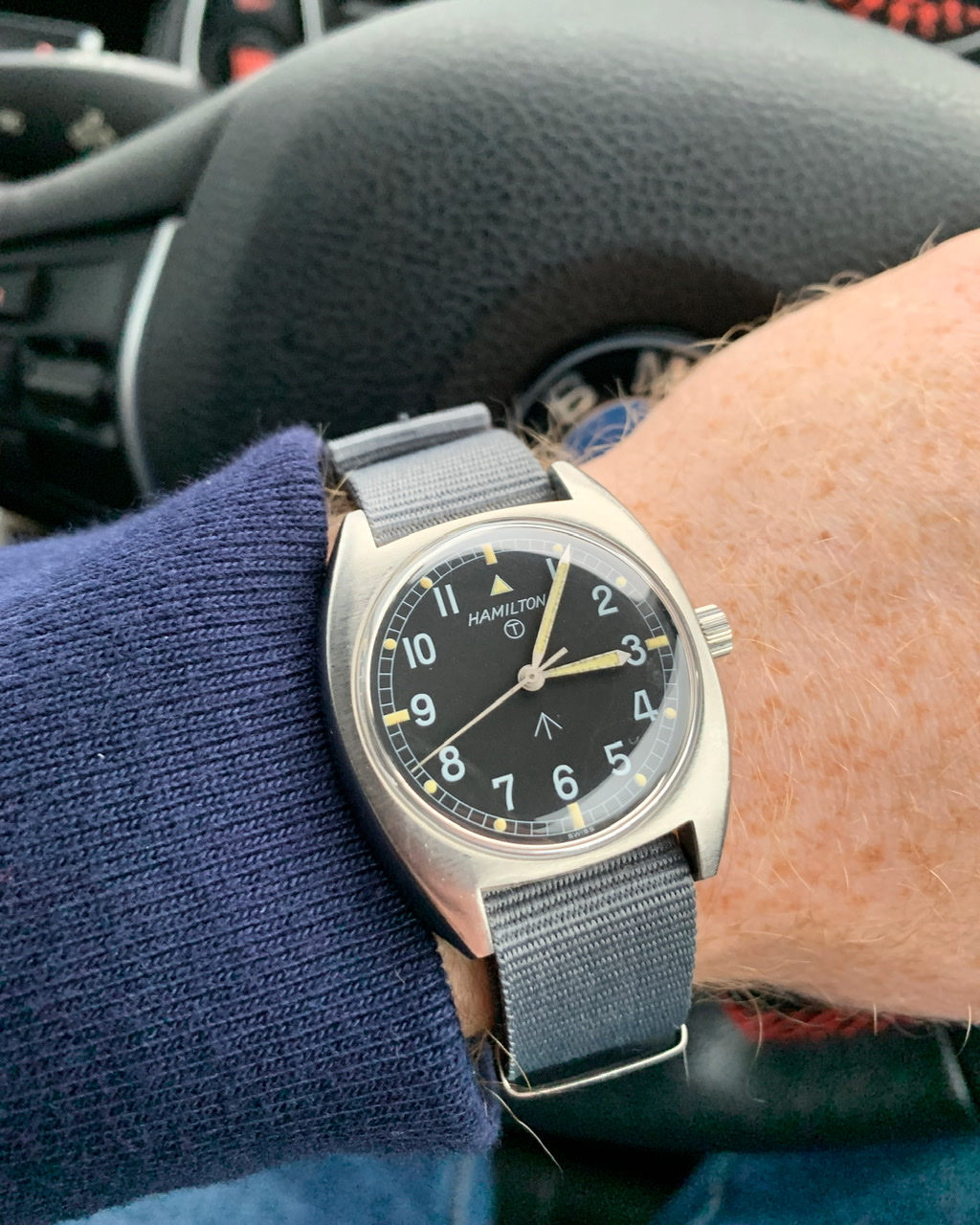 Hamilton military 2025 watch 1973