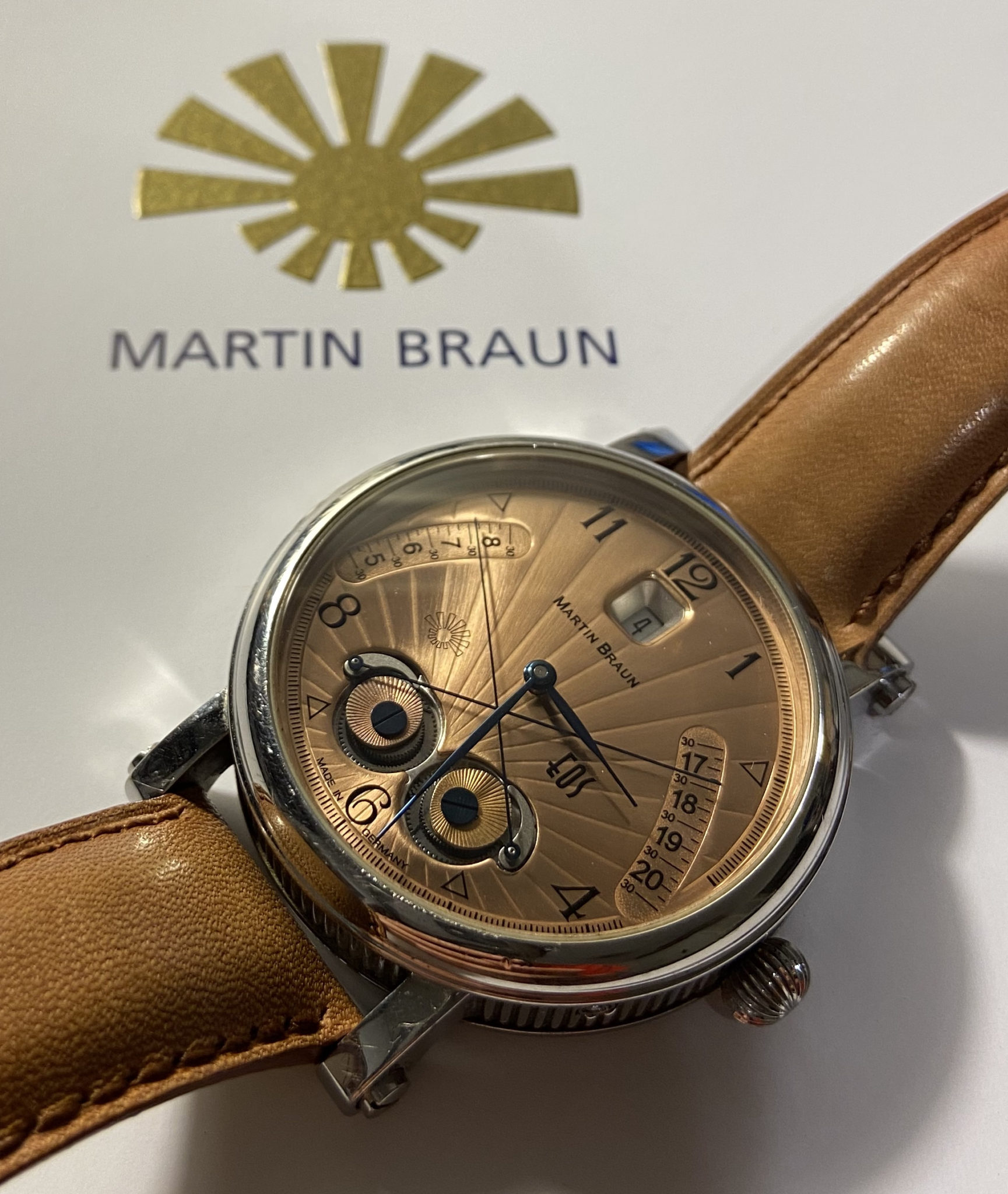 Owner Review Martin Braun EOS sunrise and sunset on the wrist