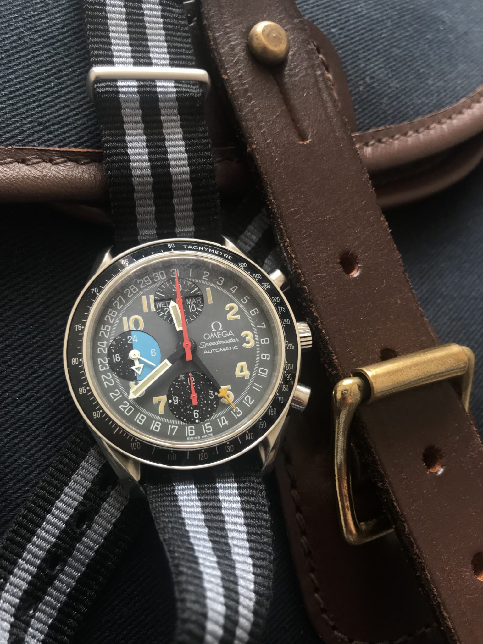 Omega speedmaster mark 40 triple cheap date