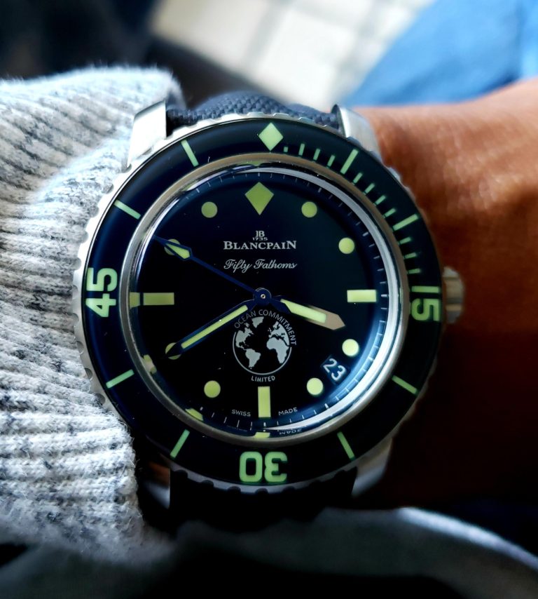 blancpain fifty fathoms ocean commitment
