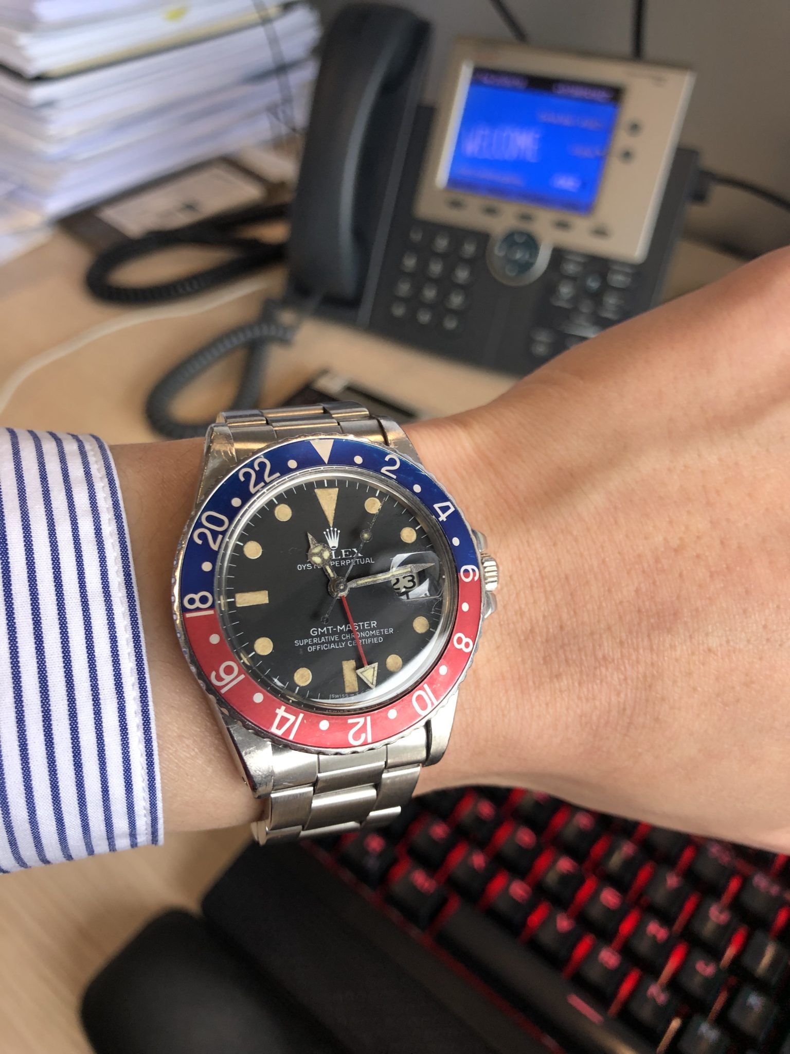 Owner Review: Rolex GMT Master 16750 Pepsi - FIFTH WRIST