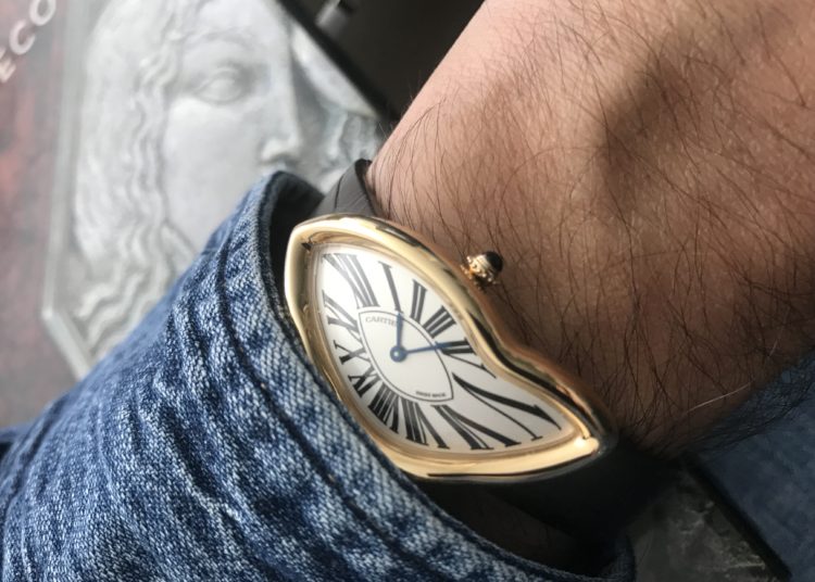 Crash cartier watch sale