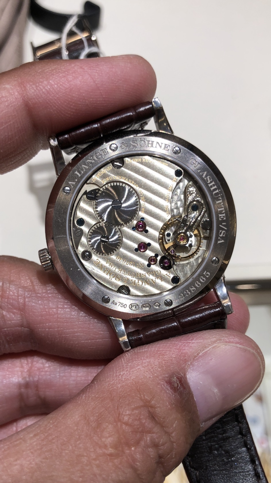 Owner Review A Lange And Sohne Saxonia Thin Fifth Wrist