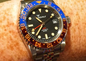 squale 30 atmos black gmt ceramica