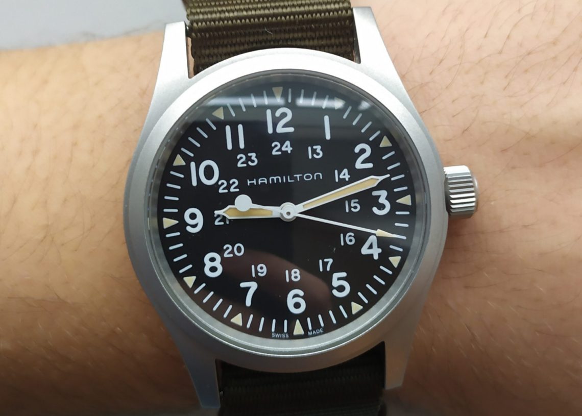hamilton khaki field mechanical thickness