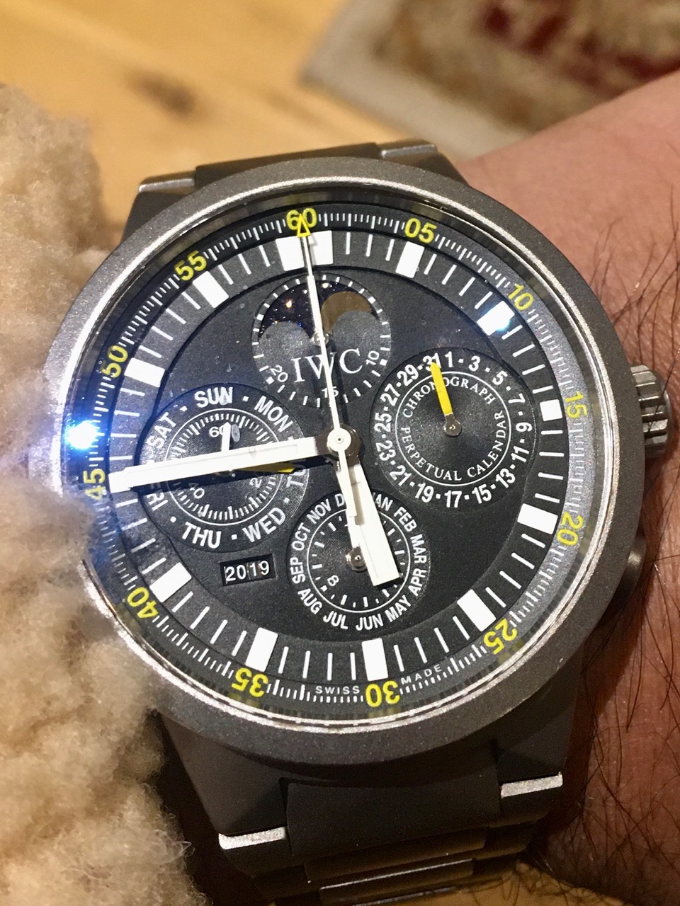 Owner Review IWC Perpetual Calendar Chronograph Titanium GST