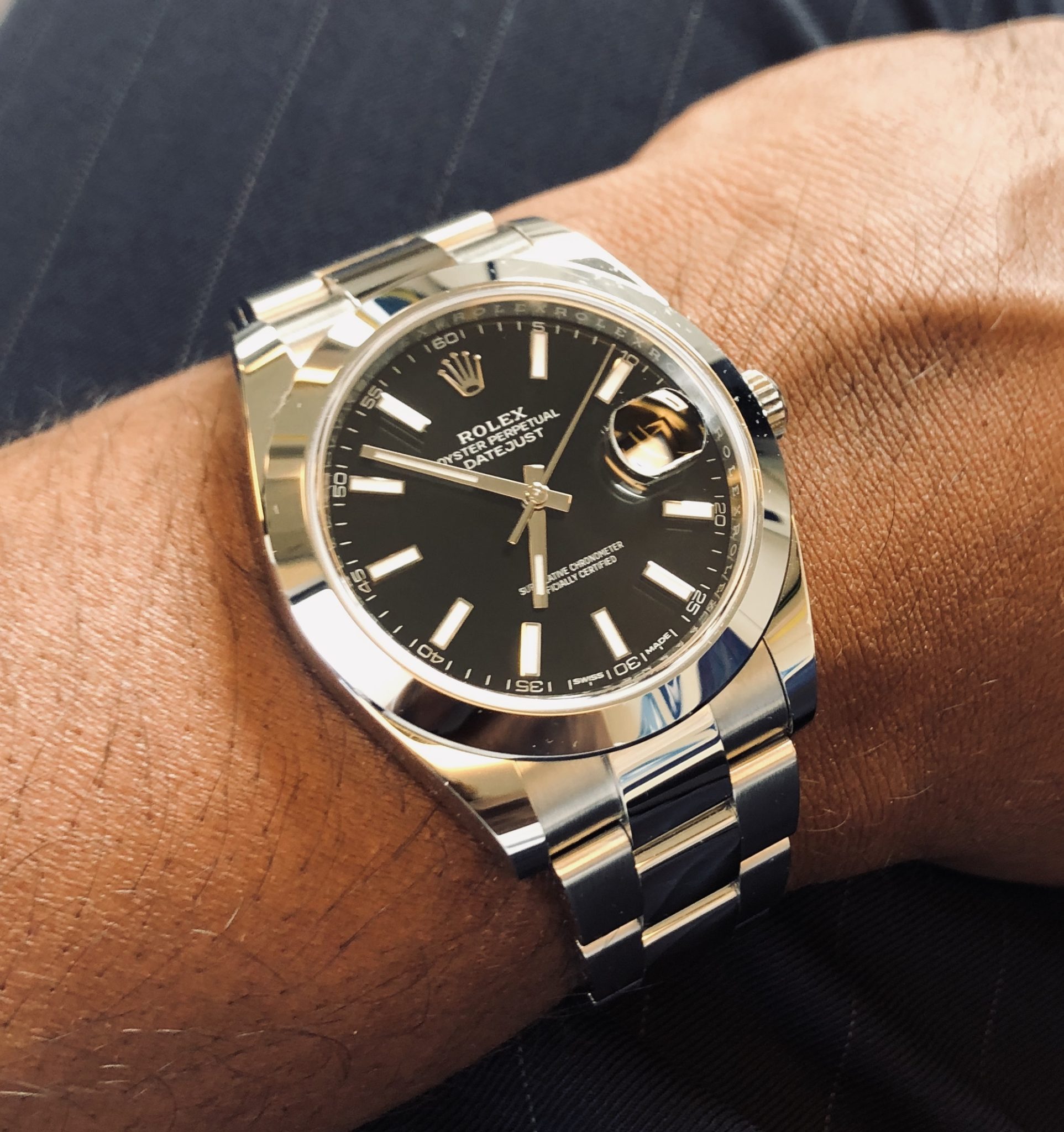 41mm rolex on wrist