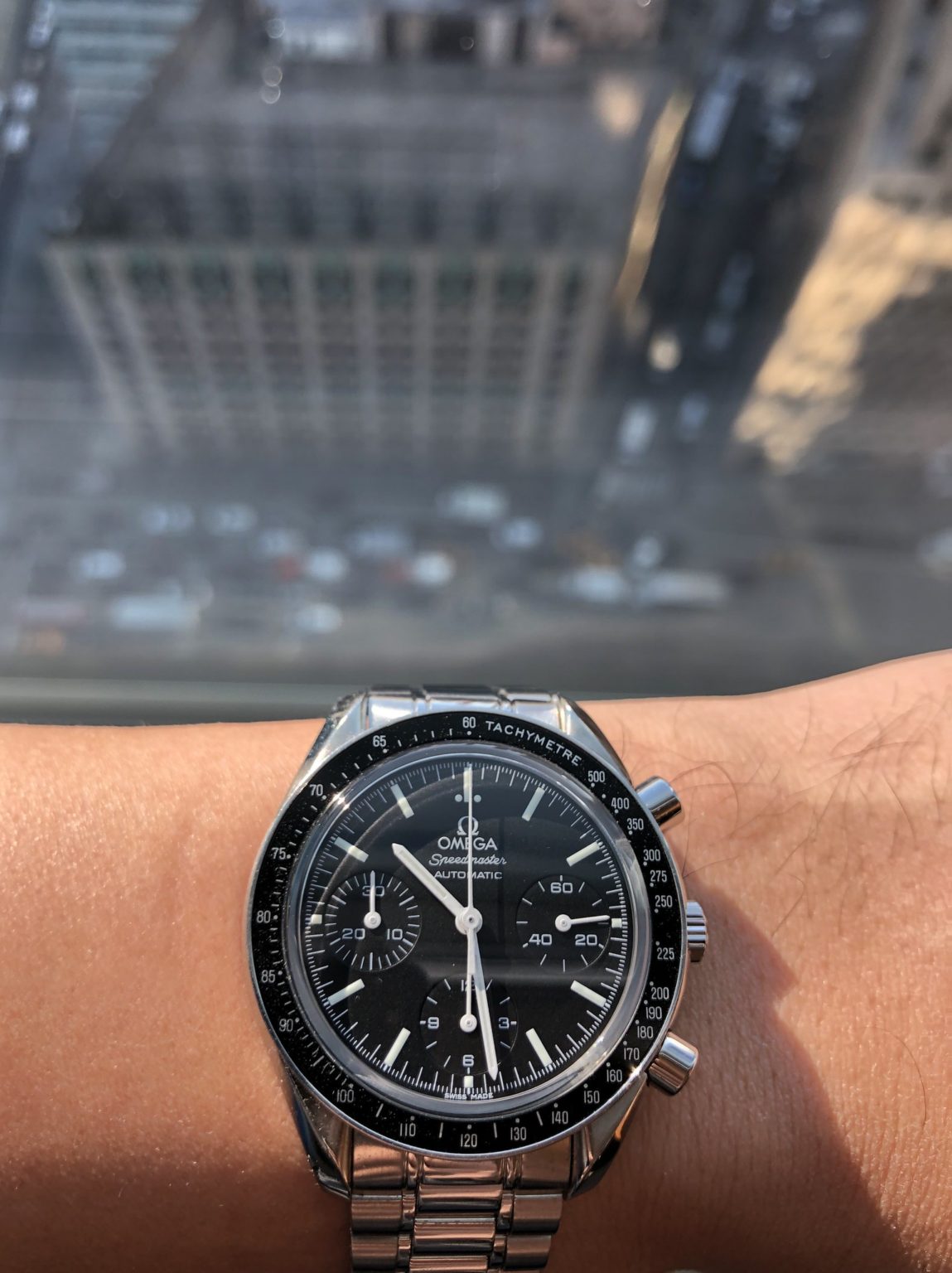 speedmaster wrist