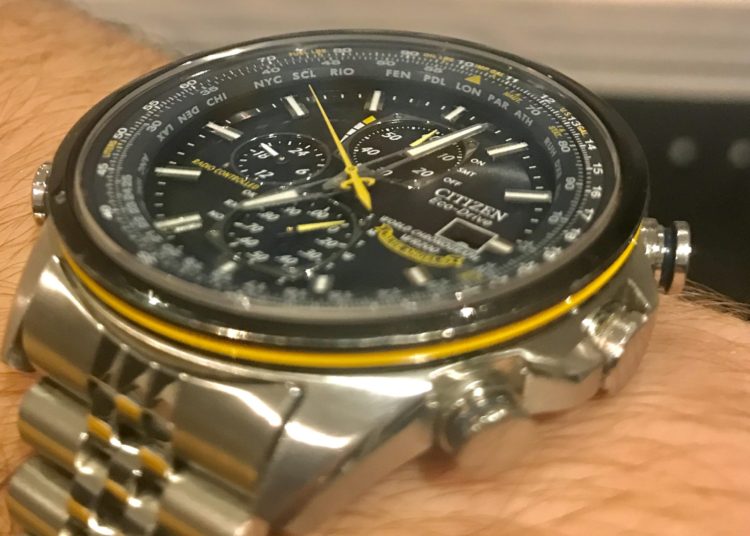 blue angels world chronograph atomic