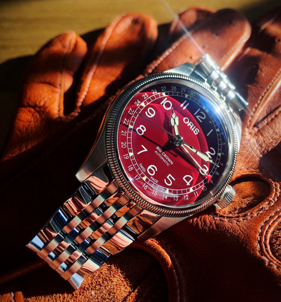 Owner Review Oris Big Crown Pointer Date Red Dial FIFTH WRIST