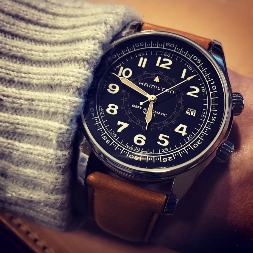 Hamilton on sale gmt watch