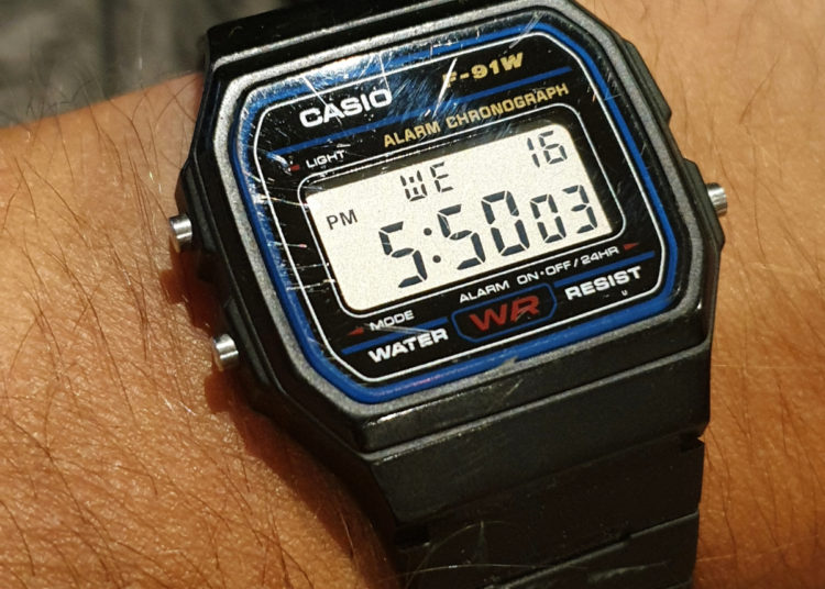 casio f91w fake test