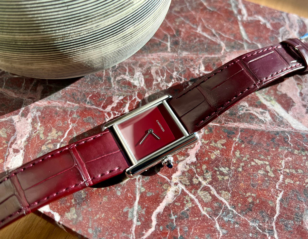 unconscious on X: Today's our wrist watches are the Cartier Tank Solo LM  and SM.  / X