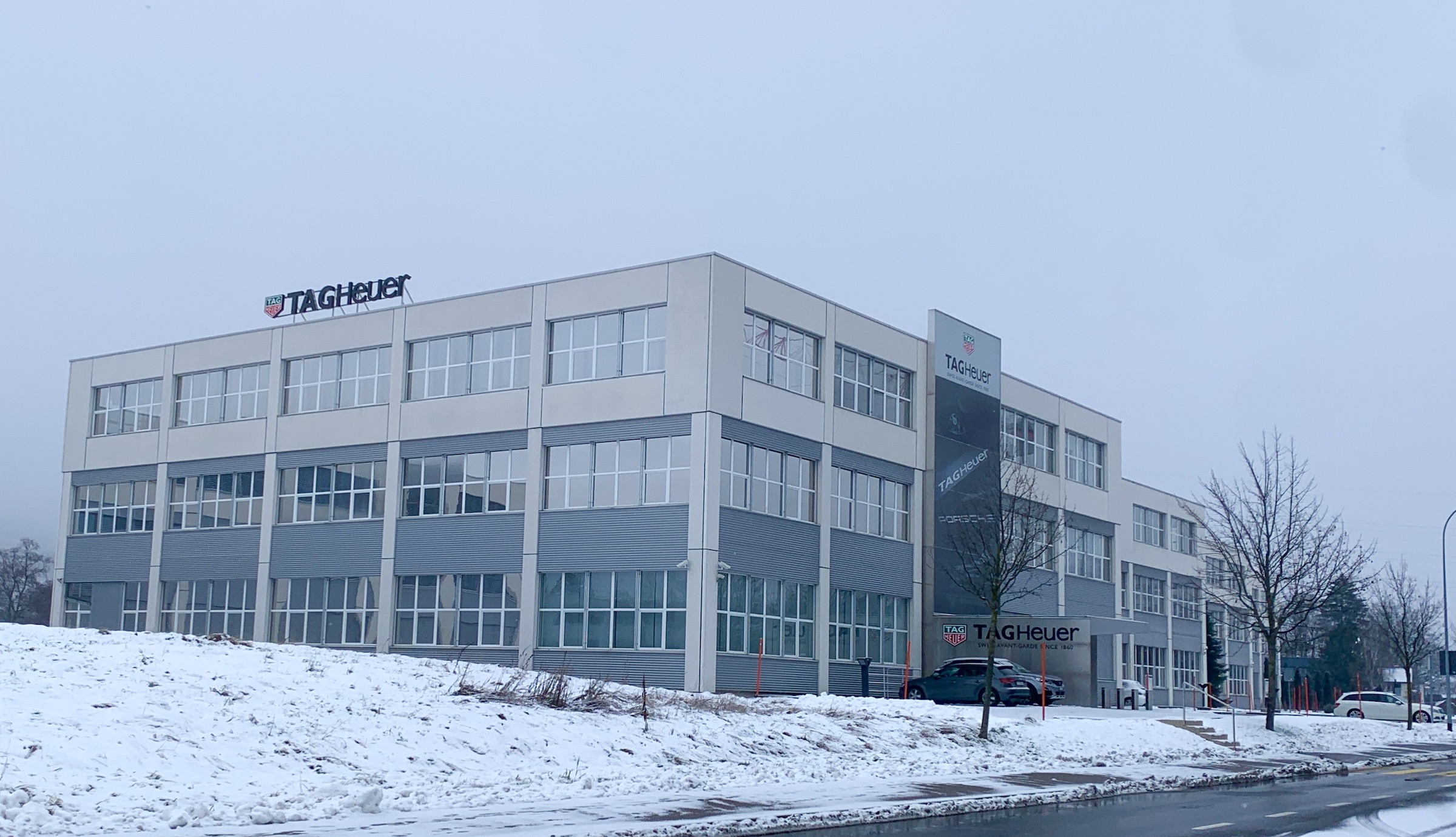 Building of the watch brand TAG Heuer in La Chaux-de-Fonds