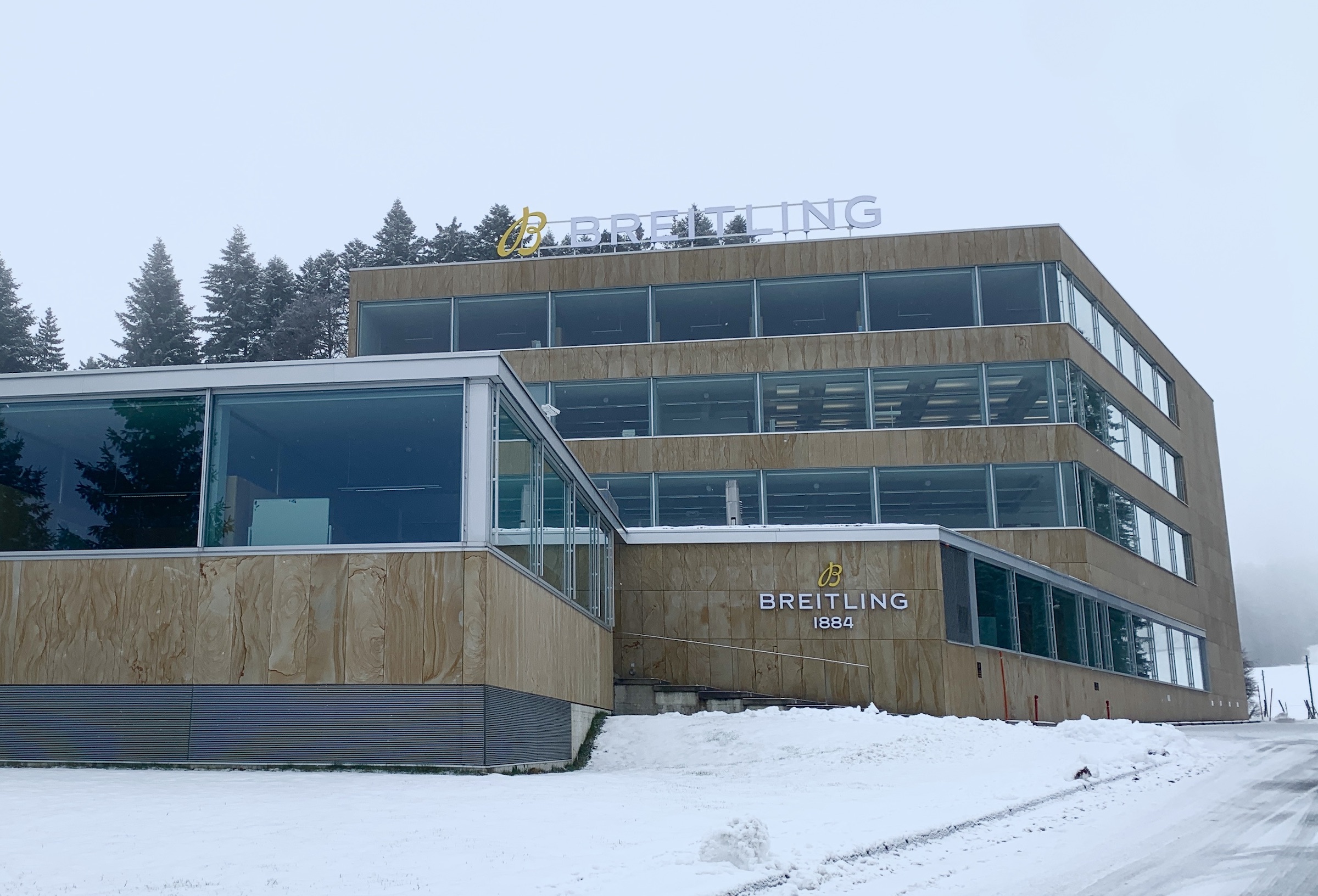 Building of the watch brand Breitling in La Chaux-de-Fonds