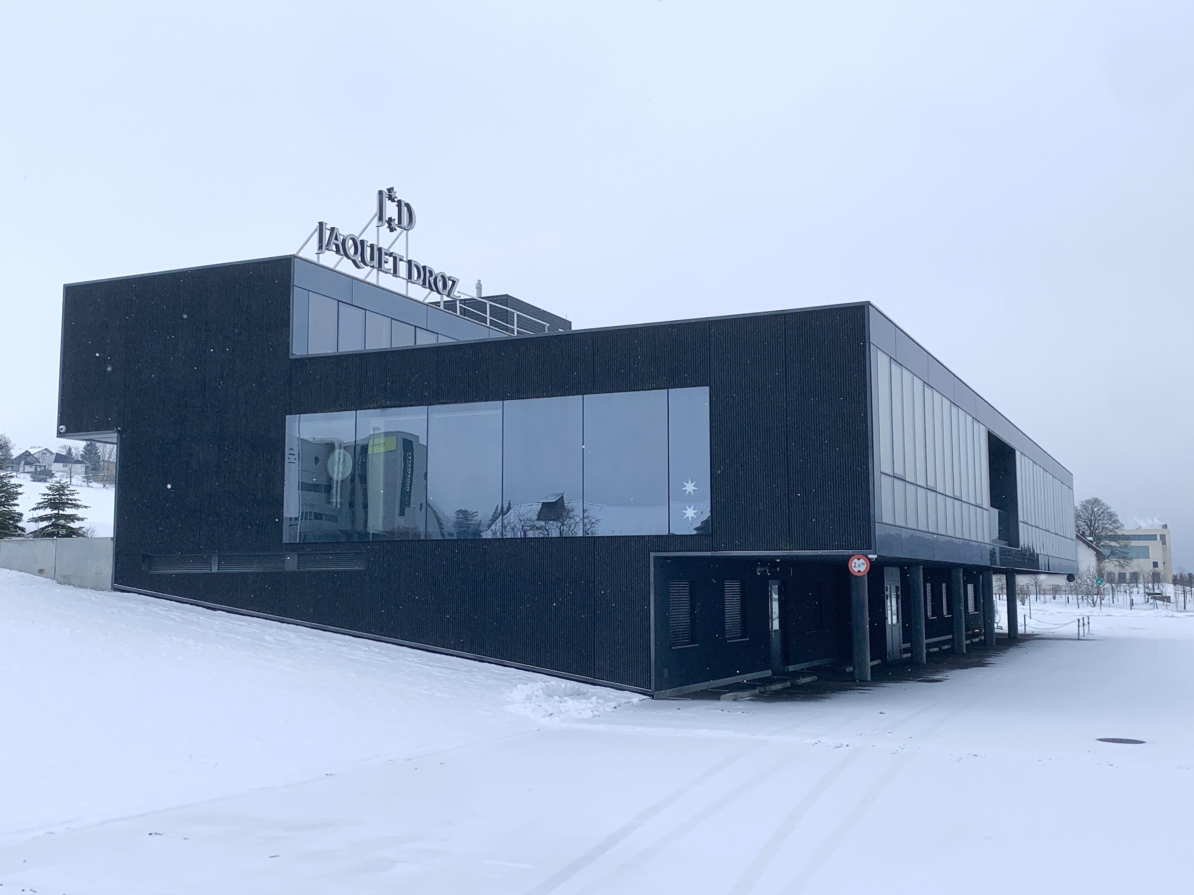 Building of the watch brand Jaquet Droz in La Chaux-de-Fonds