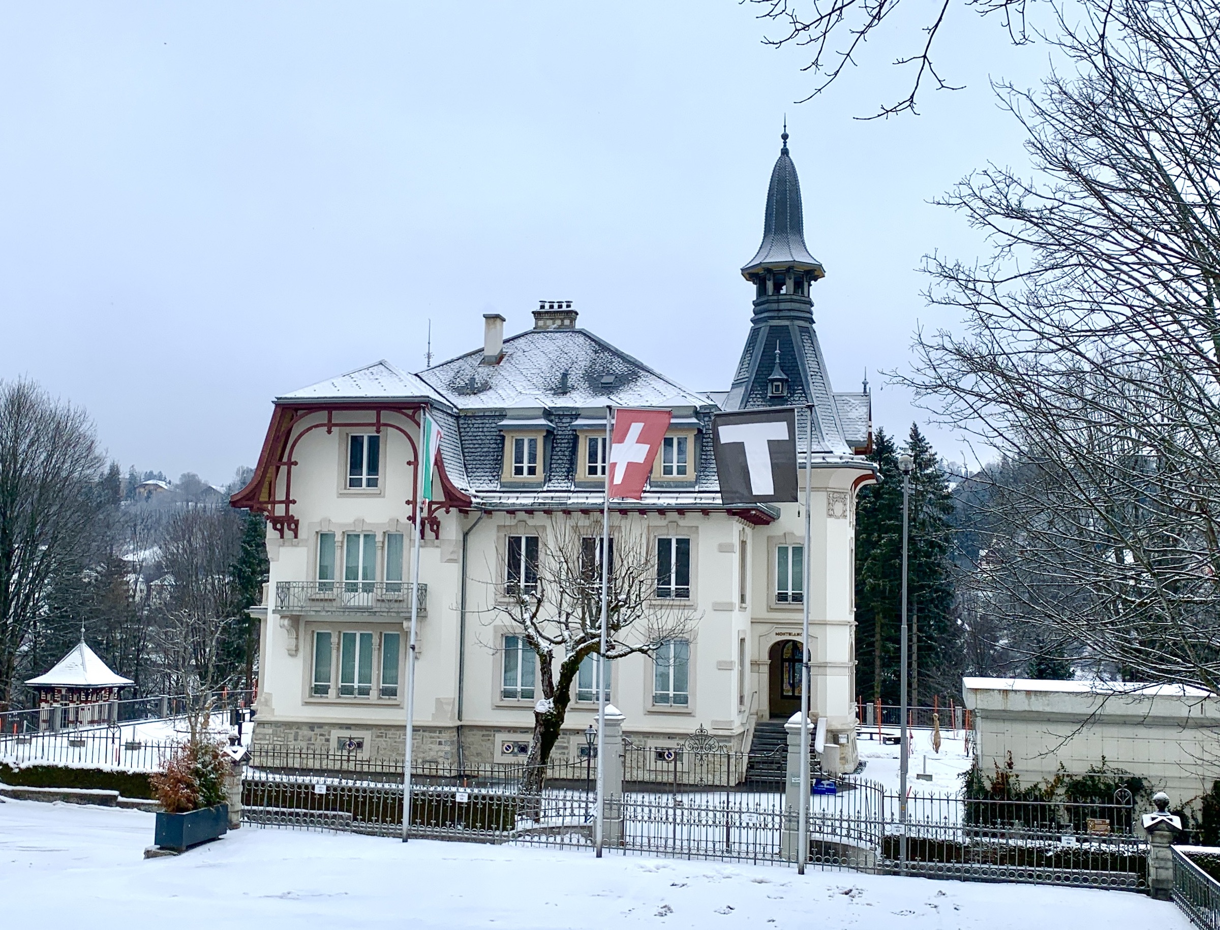 Building of the watch brand Tissot in Le Locle