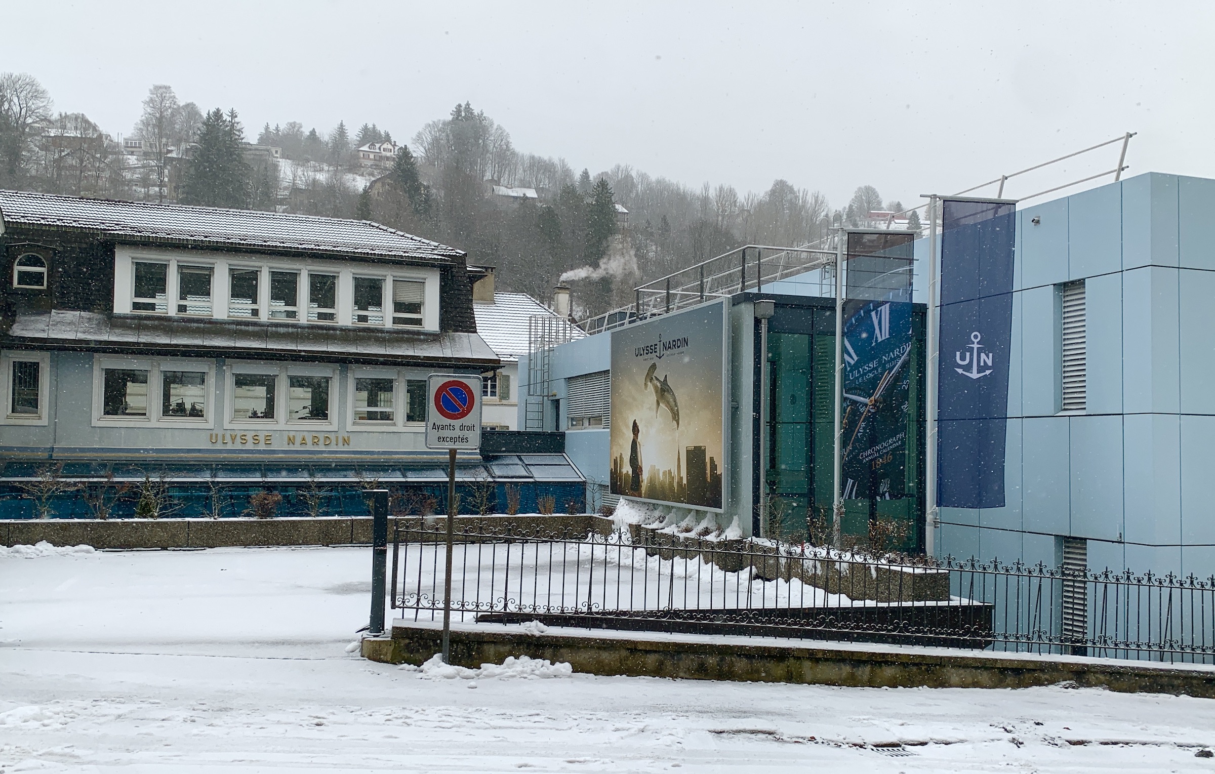 Building of the watch brand Ulysse Nardin in Le Locle