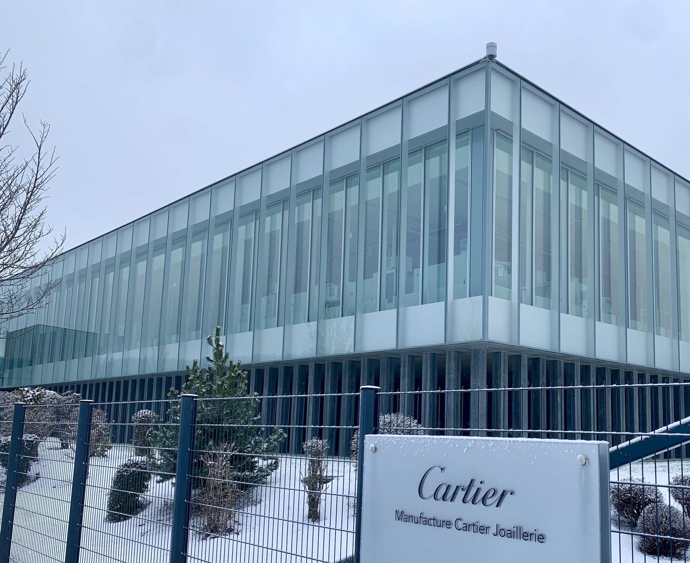 Building of the watch brand Cartier in Le Locle