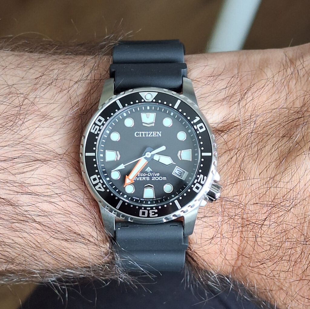 Citizen Promaster wristshot