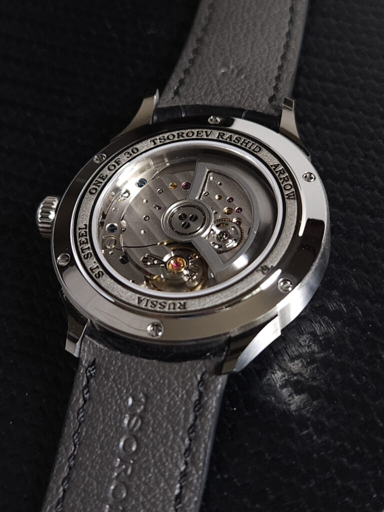 Rashid Tsoroev Arrow Evo caseback